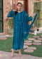 Iqraar  Embroidered Luxury Chiffon Unstitched 3pcs - Jotey