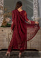 Iqraar  Embroidered Luxury Chiffon Unstitched 3pcs - Jotey