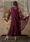 Iqraar  Embroidered Luxury Chiffon Unstitched 3pcs - Jotey